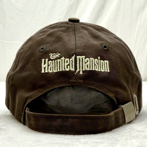 Disney Haunted Mansion Welcome Foolish Mortals Gargoyle Adj Youth Cap Gray (A) - Picture 5 of 12